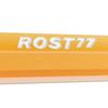 Cuesoul ROST 77 Transparent Set of Clear White Medium One-Piece Flights, Standard, 3, Orange, Logo, (CS-77-XB9T-M)
