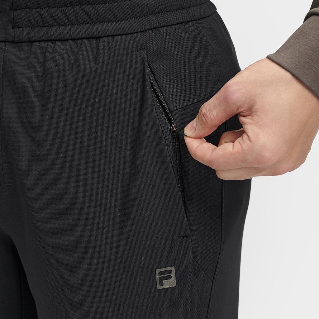 Men's Pants FILA A.P Knitted Fabric Pants Men's Pitch Black