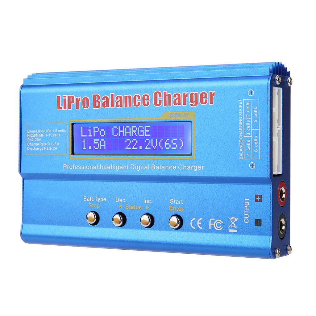 B6 80W Digital LCD Balance   Dis  for L  NiMH RC Battery(without Plug)