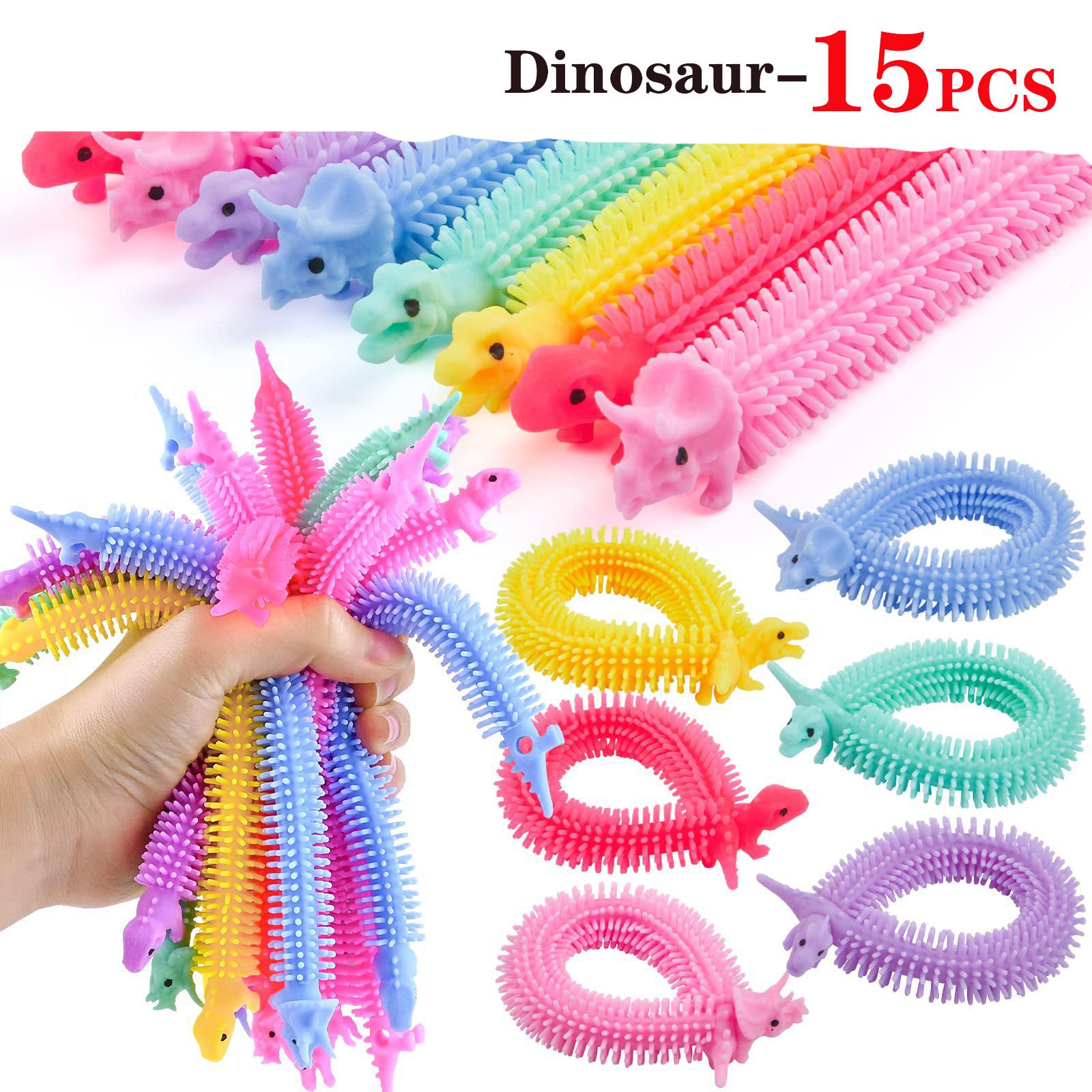 Jouets Jouets 5/30 PCS Mignon Étirable Sensoriel Licorne Chenille Dinosaure Alpaga Kawaii Fidget Soulagement du Stress Cadeau Cadeaux pour Enfants Adulte