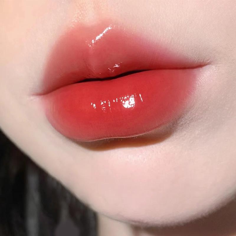 HERORANGE Crystal Jelly Mirror Lip Gloss: Moisturizing Watery Glass Finish for Plump, Nude Lips.
