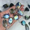 Multi Labradorite Gemstone Pendant Jewelry Making For Silver Jewelry Supply Bulk Wholesale Bezel Pendant Jewelry Sterling Silver Necklace