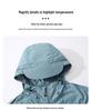 Unisex UV Protection Hooded Fishing Jacket - Summer Antibacterial Loose Fit Plus Size