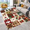 Christmas Theme Floor Carpet, Soft Area Rug, Xmas Indoor Home Holiday Decoration