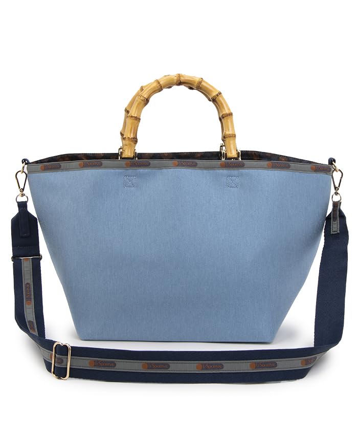 

Official Tote Bag MED BAMBOO TOTE Cosmic Sky Denim [LeSportsac] W/ST/2008 Women s