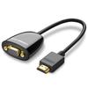 Adapter Cable with HDMI Male To VGA Female FHD Black