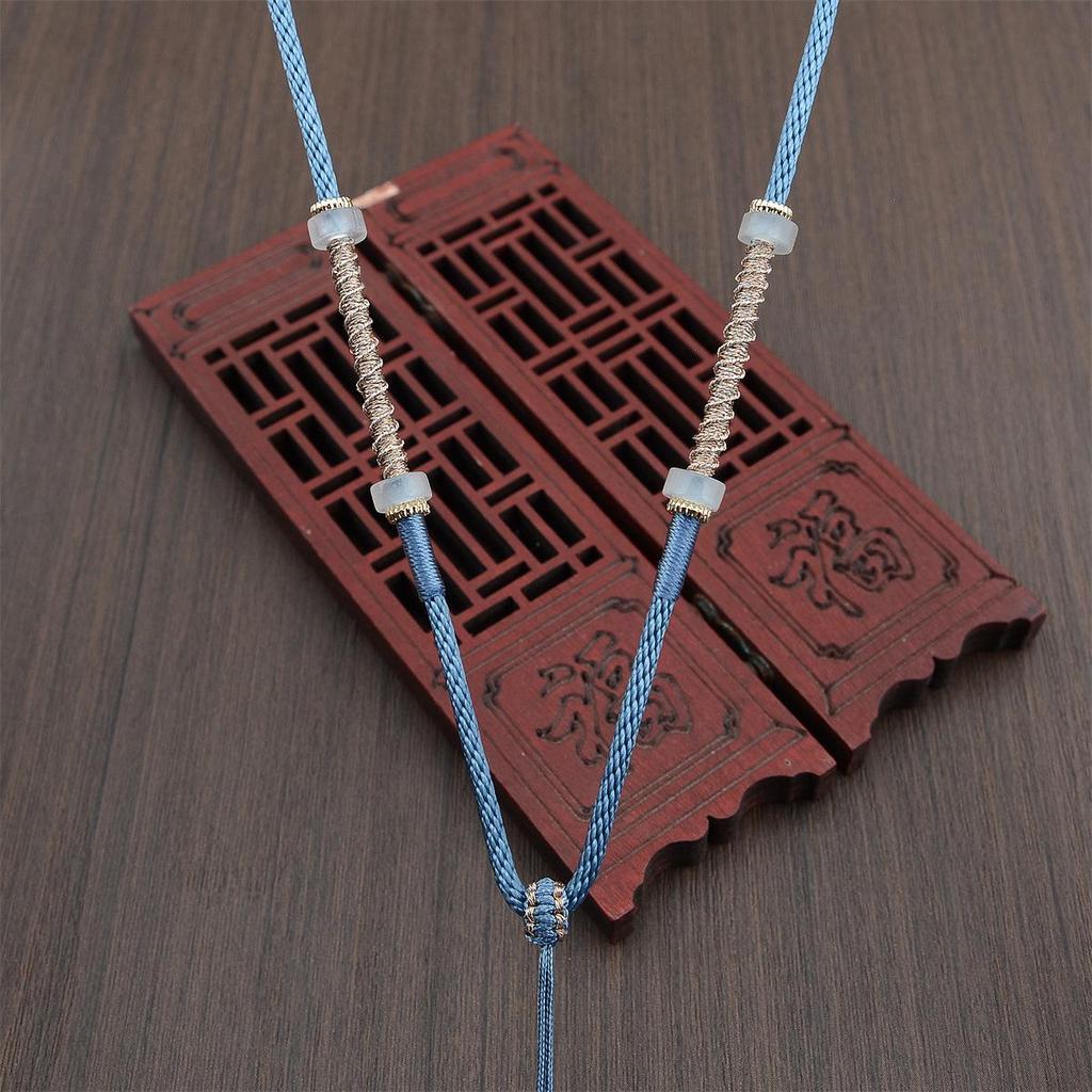 Premium Handwoven Qiankun Pendant Cord: Artisanal Knot Necklace Rope