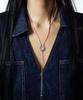 Nimbus Horseshoe Drop Ball Y Chain Necklace