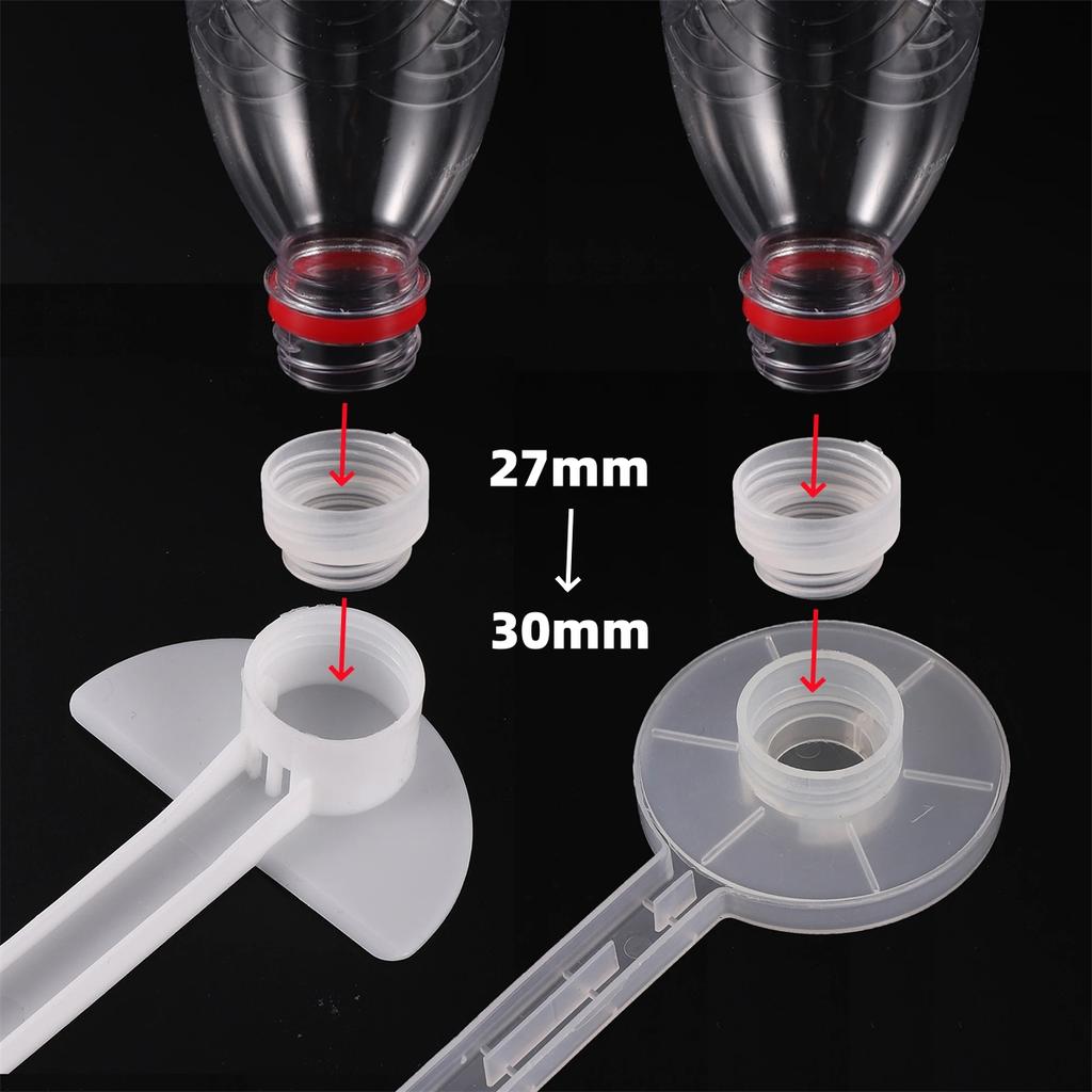 5Pcs Multifunctional Bee Automatic Drinker Kit 27mm 30mm Interface Transparent Duckbill Type Beehive Nest Door Bee Water Feeder
