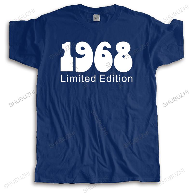 mens brand tshirt short sleeve male gift tops 1968 Limited Edition unisex t-shirt teenagers for him plus size teeshirt