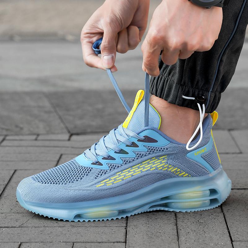 New Premium Quality Gentlemen's Casual Air Cushion Running Shoes Comfortable Male Autumn Mesh Breathable Ligh Soft Sports Sneakers 39-47