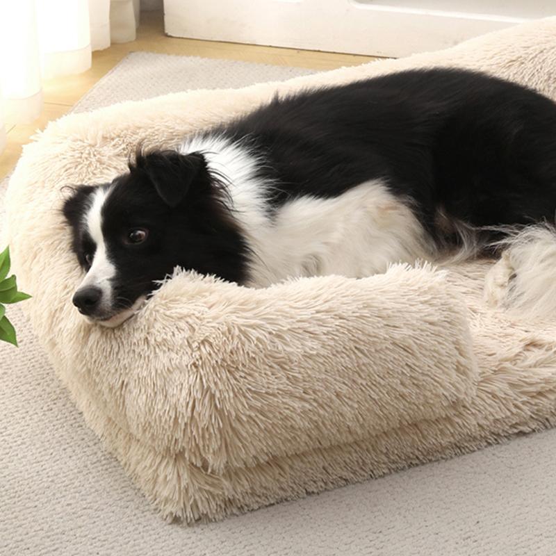 Winter Warm Pet Dog Bed Washable Plush Pet Sleeping Bed Mat for Small Medium Dogs Super Soft Puppy Bed Dog Accessories