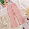 Girls Summer Lightweight Flared Cuff Pants Princess Mosquito-Resistant Long Trousers