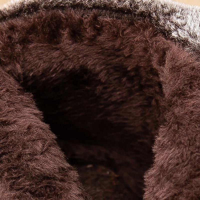 Winter Warm Fleece Shoes Elderly People Flat Boots Soft Bottom Anti Slip Women's Shoes