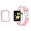 Funda de PC para Apple Watch series 6 SE 5 4 3 44mm 40mm iwatch 42mm/38mm carcasa protectora de silicona