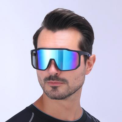Unisex Cycling Sunglasses Large Frame UV Protection Sports Glasses for Men Women Outdoor Biking 66310