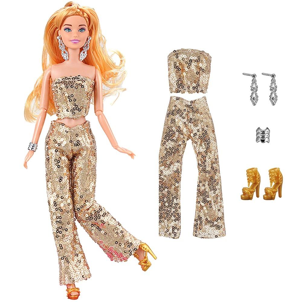 NK Official New Winter Clothing 1/6 Doll Accessories Fashion Lady 11.5 Inch Doll Clothes Modern Dress For Girl's Doll Gift JJ