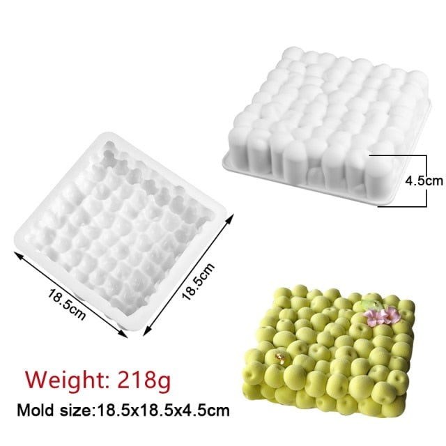 27 Style Silicone Cake Molds Pastry Bakeware Set Non-Stick Mousse Mould Party Dessert Baking Tools Decorating Pan Kitchen Tools Silicone Cupcake Bakin