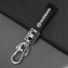 Leather Key Chain Car Keyring Pendant Keychain Car Accessories For Nissan Nismo Qashqai J11 Juke GTR X-Trail Patrol Micra Navara Tiida