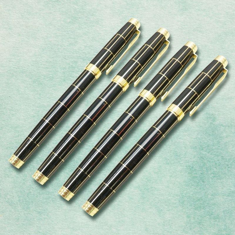 1pc High Quality Fountain Pen Full Metal Golden Clip Luxury Pens Stationery Office School Supplies