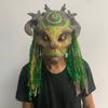 Baumgeist Latexmaske mit leuchtenden Merkmalen für Kostümpartys und Cosplay-Events