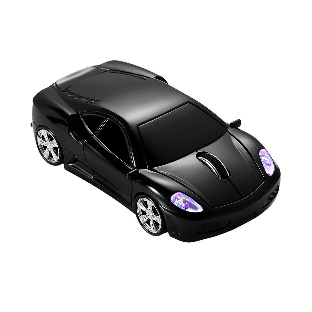 Creative 2.4GHz Wireless Car Mouse LED Light USB Receiver Computer Mouse 1200 DPI Gaming Mouse Computer Accessories