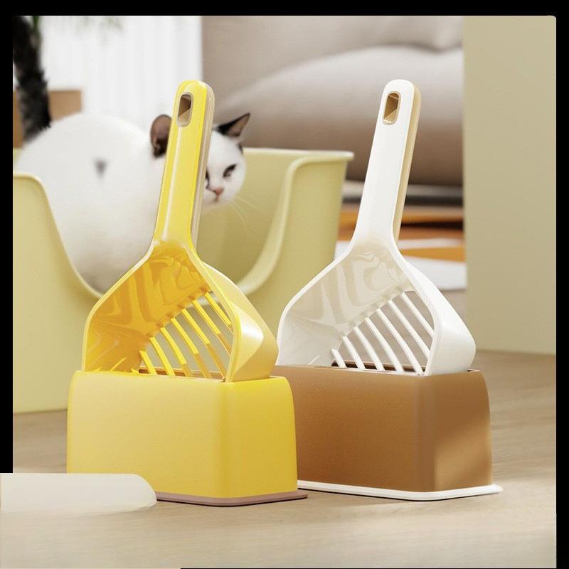 Cat Products - Tofu Cat Litter Shovel, Feces and Urine Cleaning Shovel, Toilet Cleaning Set, Cat Litter Shovel