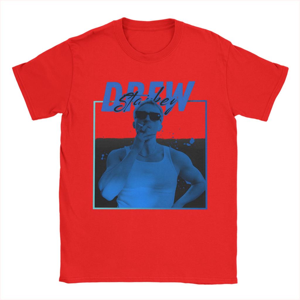 Grappig Drew Starkey T-shirt Voor Unisex Ronde Hals Puur Katoen T-shirt Korte Mouw T-shirt Grote Maten Tops