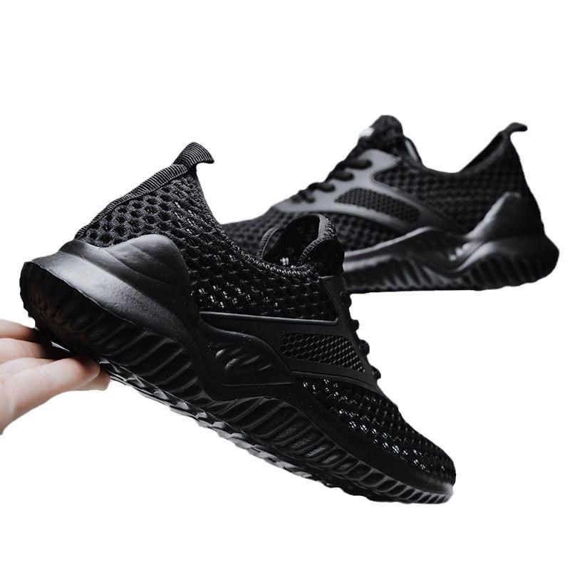 Mesh shoes spring and summer new trendy casual fly-woven running shoes breathable soft-soled sports shoes