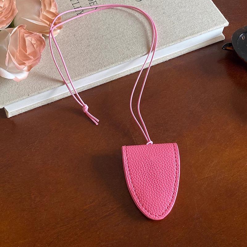 

Pu Leather Eyeglasses Storage Bag Pendant Hanging Neck Durable Sunglasses Pendant Clip Magnetic Simple