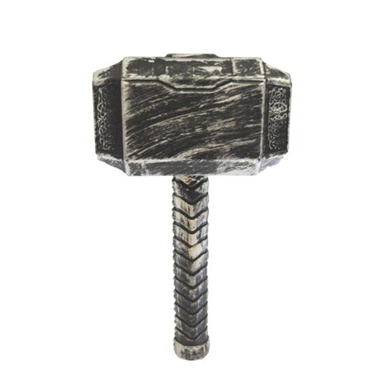 Thor's Hammer Collectible Model Toy Classic Cosplay Costume Props Simulation Avengers Superhero Role Playing Kids Toy for Halloween Party