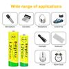 KEPTU Rechargeable Battery AA 1.2V Ni-MH Batteries AA(HR6) 2200mAh and AAA(HR03) 900mAh Ni-MH 2A/3A Rechargeable Batteries