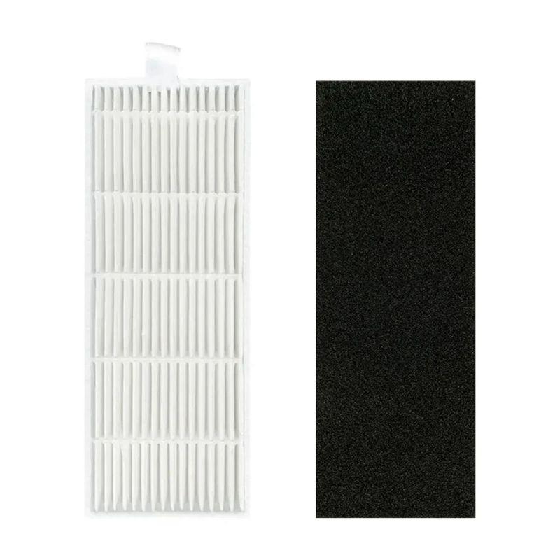 A20F-For KITFORT KT-590 Robot Vacuums Side Brush Hepa Filter Mop Cloths Wipe Rag Replacement Spare Part Accessories