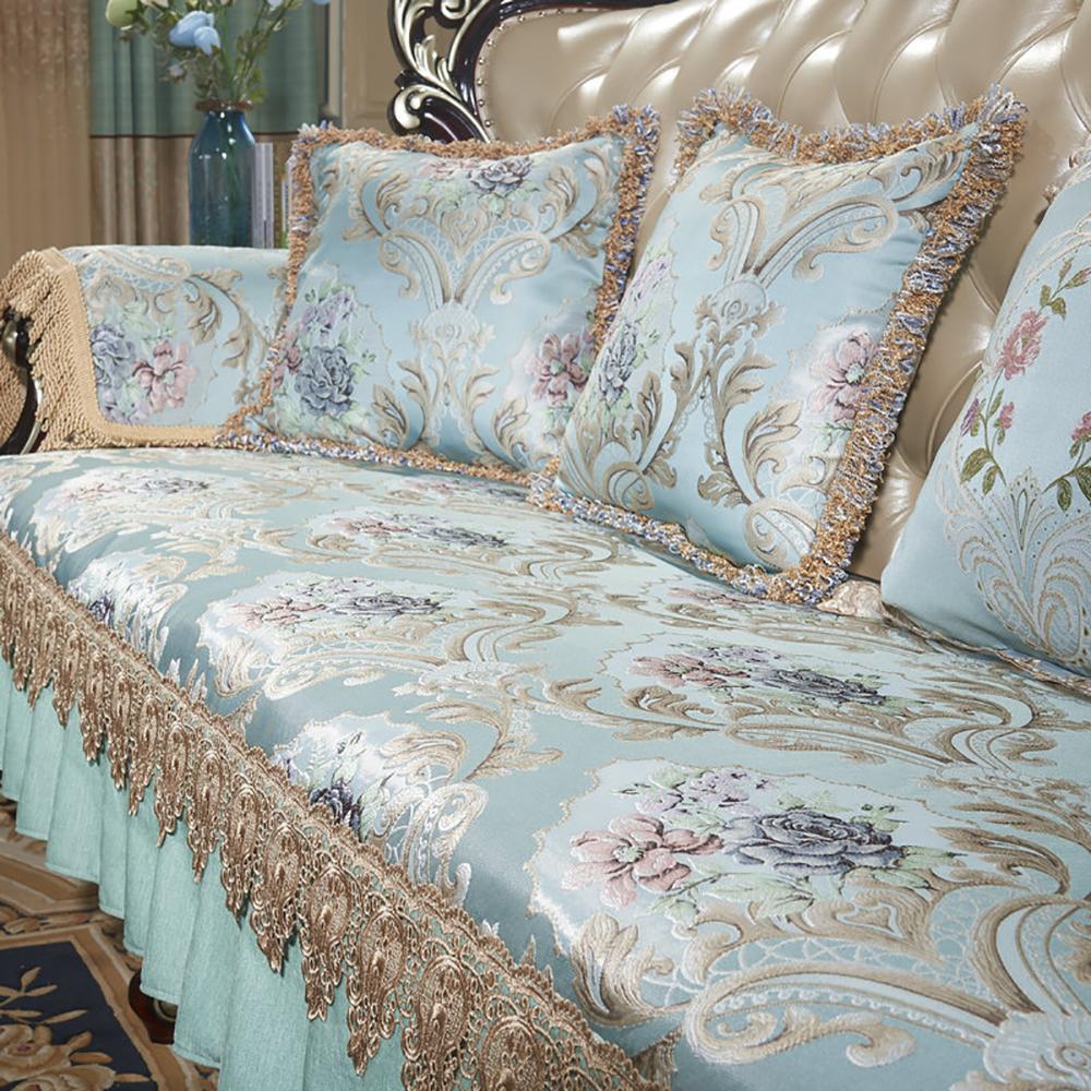 Huse de canapea jacquard vintage europene antiderapante Four Seasons Univerval de lux Husa de protectie pentru mobilier Husa de canapea sectionala