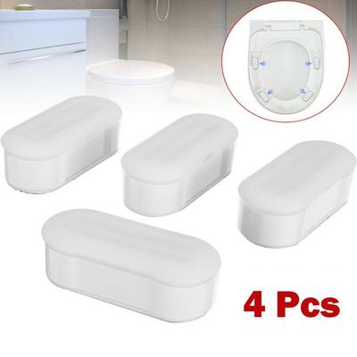 5x1.7cm Toilet Seats Buffer Antislip Bathroom Plastic White