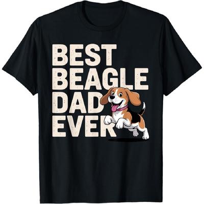 Best Beagle Design For Men Dad Puppy Pet Dog Beagle Lover T-Shirt