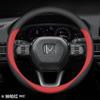 Universal Genuine Leather Steering Wheel Cover Honda CR-V HR-V Civic 10th Accord Fit City Vezel 38cm Diameter Sport