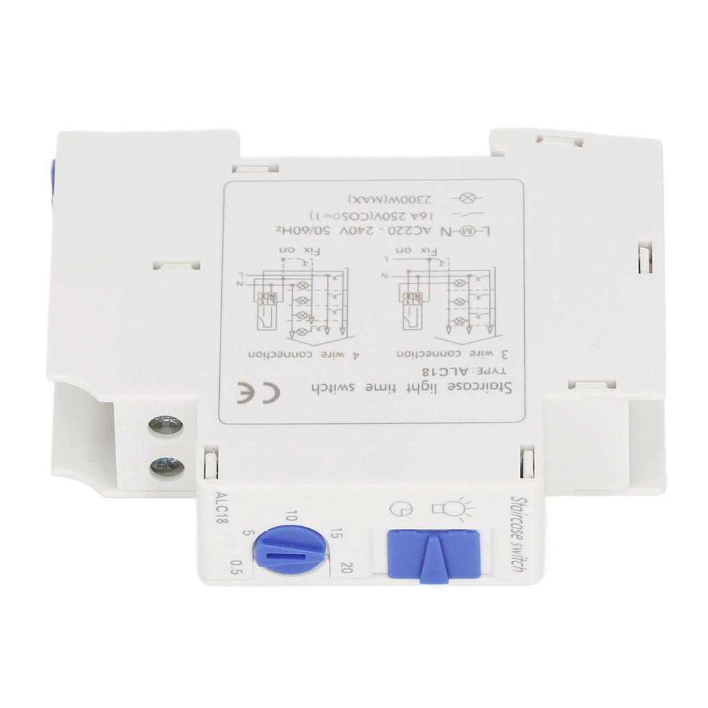 Time Control Switch Mechanical Timer Switch DIN Rail Mounting 220?240VAC 16A 0.5?20min ALC18