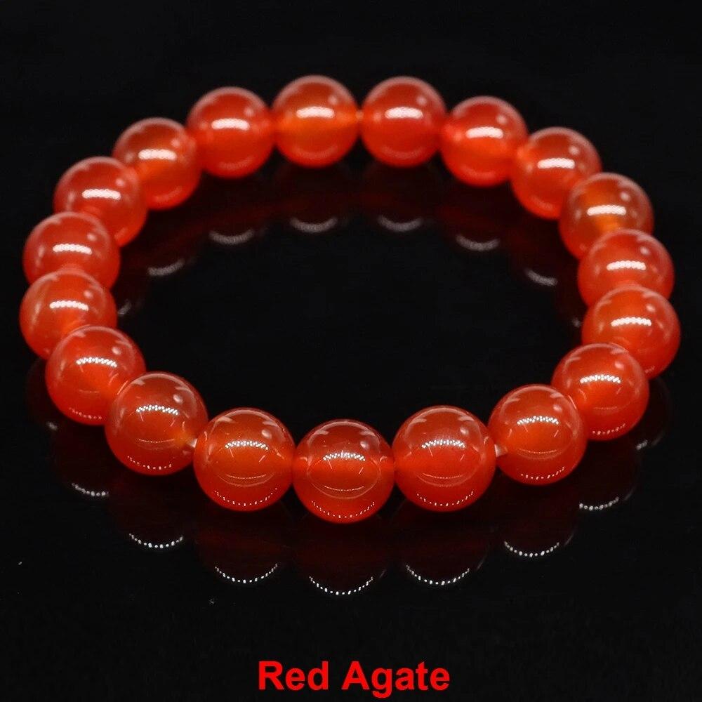 

Браслет из натурального камня, аметист, тигровый глаз, розовый кварц, обсидиан, агат, бусины, ювелирное изделие, подарок для мужчин, магнитная защита здоровья для женщин 10mm&19cm