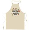 Kitchen Apron - Thank You Teacher - Star Pattern - Durable Cotton - Printed In France