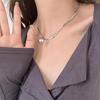 Elegant Double-Layered Heart Necklace for Women - Light Luxury Design, Autumn 2025 Collection, Hot-Selling Clavicle Chain