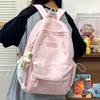 Student Schoolbag Girl Junior High School Large Capacity Cute Graffiti Star Backpack Ins Wind Student High School Backpack