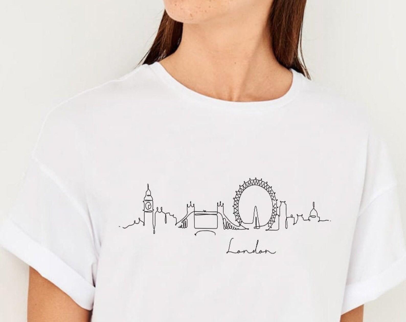 London Shirt, London T Shirt Women, London Tshirt, Traveler Shirt, Womens Tshirt, Cute TShirt Women, London, Blogger Shirt, Souvenir, UNISEX S