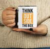 Inkdotpot Think Outside The Box Inspirational Positive Quotes 11Oz Ceramic  Coffee  Mug