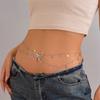 Boho Hollow Waist Butterfly Sexy Belly Belt Chain For Women Summer Bikini Tassel Pendant Link Body Jewelry Gift