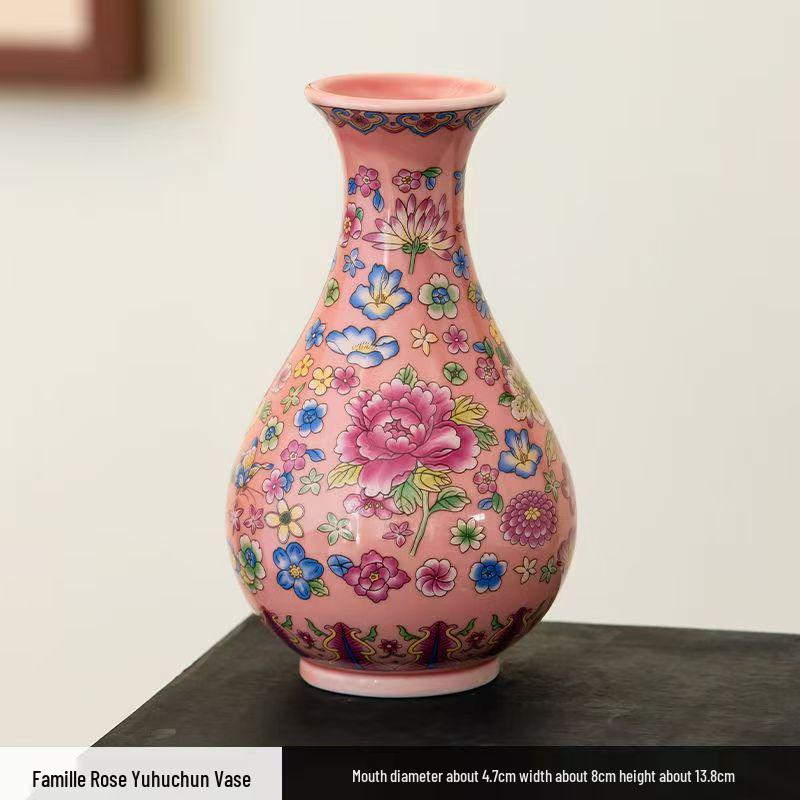 Antique Blue and White Chinese Porcelain Vase - European & American Handicraft for Flower Arrangements