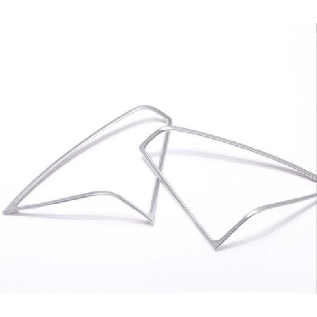 A~Pillar Tweeter Speaker Trim For Benz C Class W205 16~21 Front Door ABS Silver