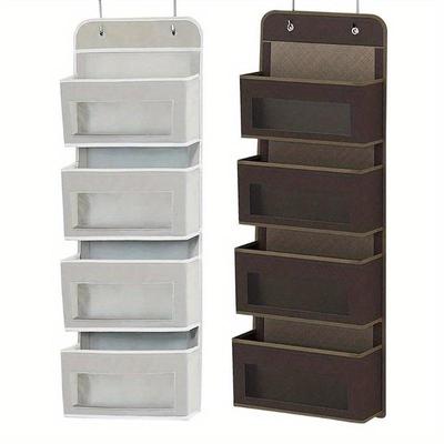 Hanging Storage Bag Living Room Clothes Mesh Pocket Holder Cabinets for Household Playroom Sorting Organizer Supplies