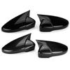 Pair Car Side Wing Mirror Cover Caps For VW JETTA MK6 Volkswagen Passat B7 Scirocco Beetle CC Eos Add On Rearview Mirror