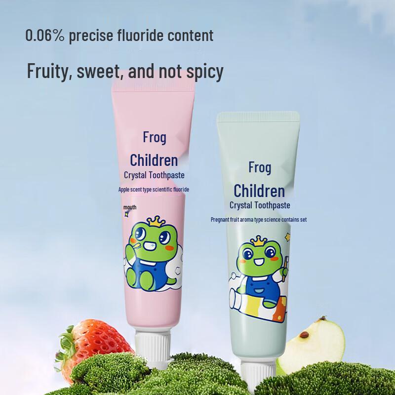 Frog Prince Miau Kids Toothbrush Set